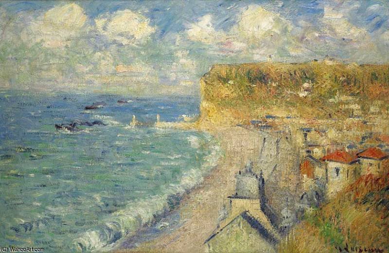 Beach At Fecamp — Gustave Loiseau