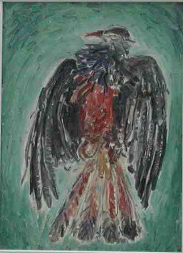 Oiseau Mort (nautou) Sur Fond Vert — Tatin D'avesnieres Robert