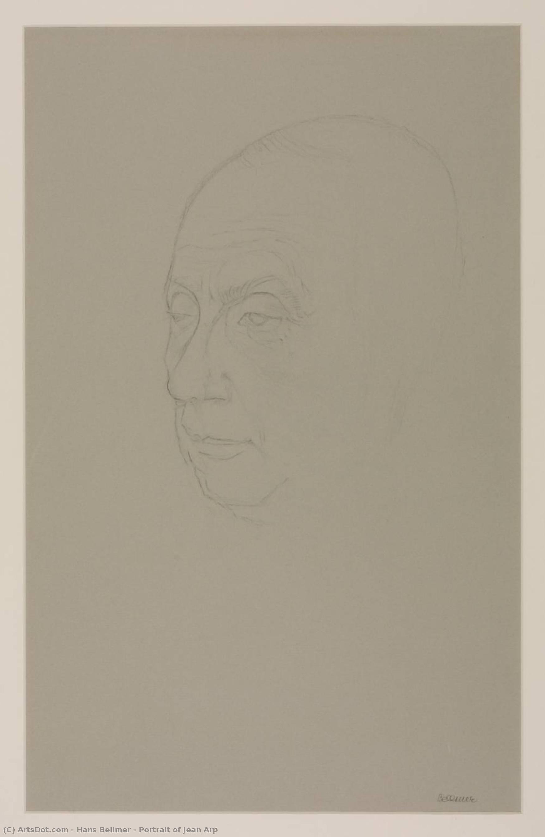 Portrait Of Jean Arp — Hans Bellmer