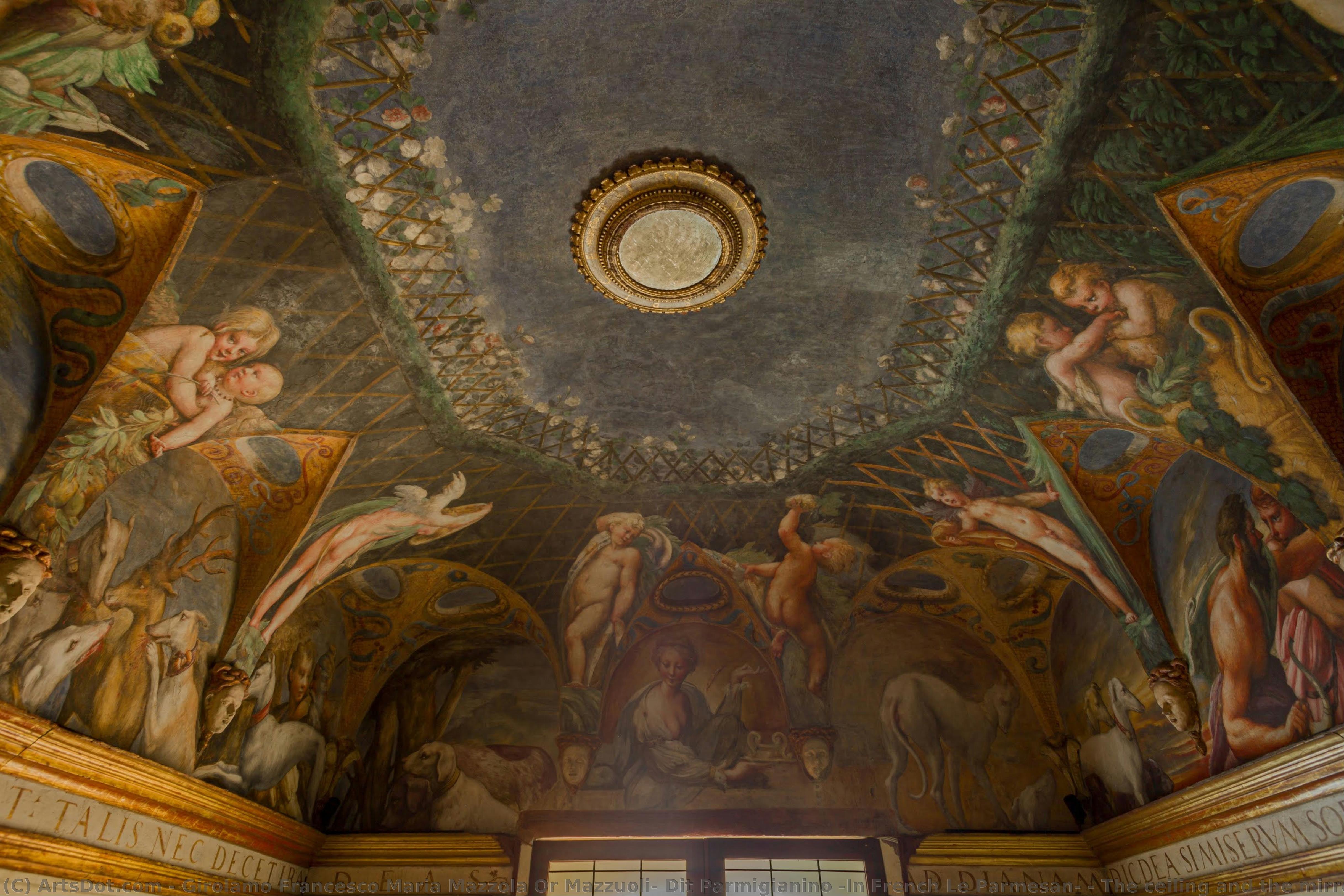 The Ceiling And The Mirror — Girolamo Francesco Maria Mazzola Or Mazzuoli, Dit Parmigianino (in French Le Parmesan)