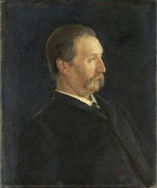 Portrait Of Johan Lauritz Bidenkap — Hans Heyerdahl