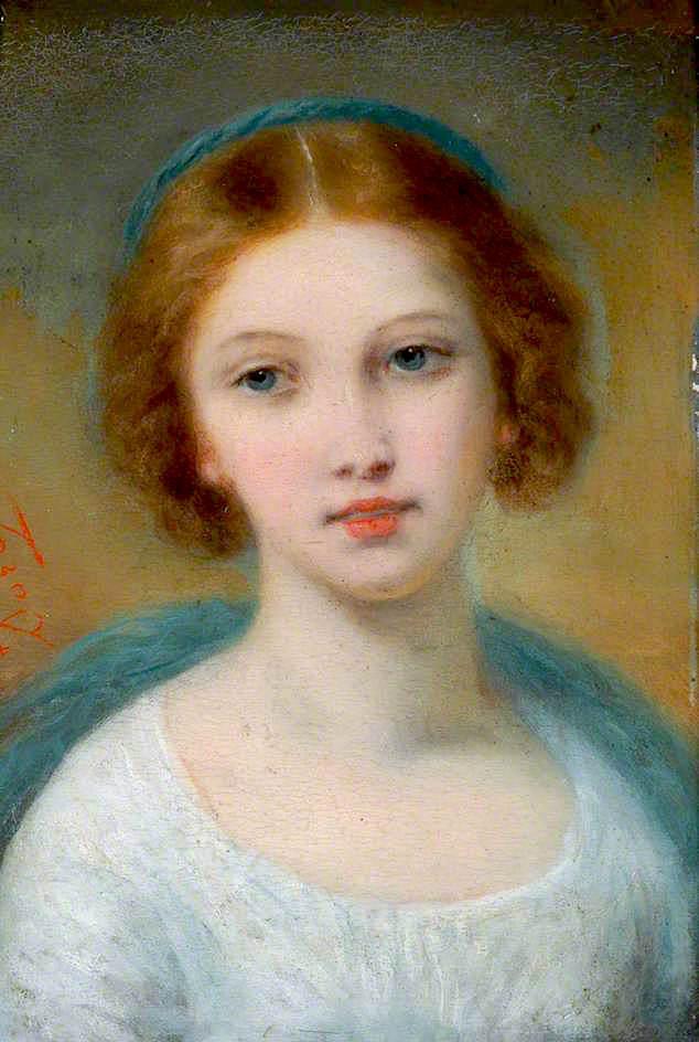 Head Of A Young Girl — Pierre Joseph Dedreux Dorcy