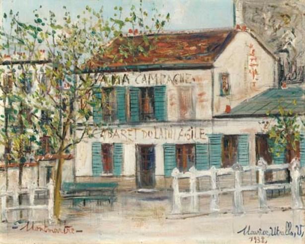 The Lapin Agile 3 — Maurice Utrillo