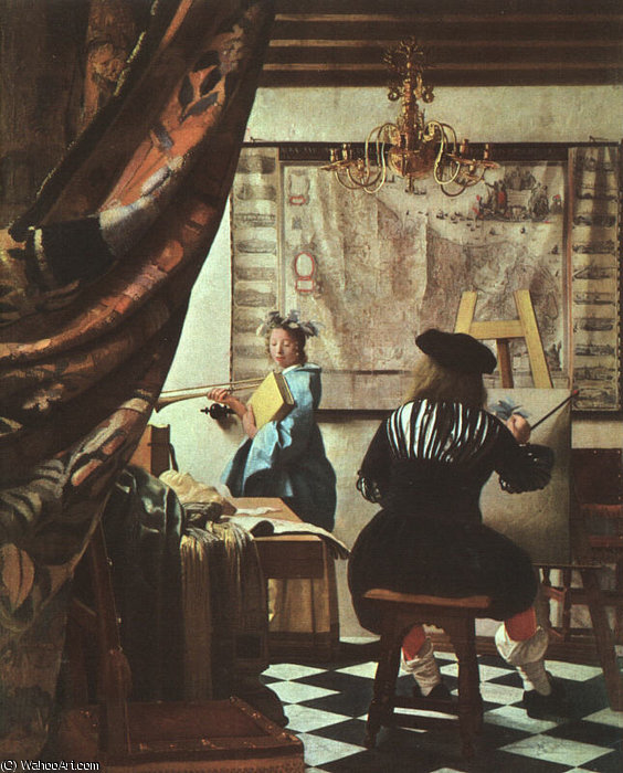 The Artist's Studio — Johannes Vermeer