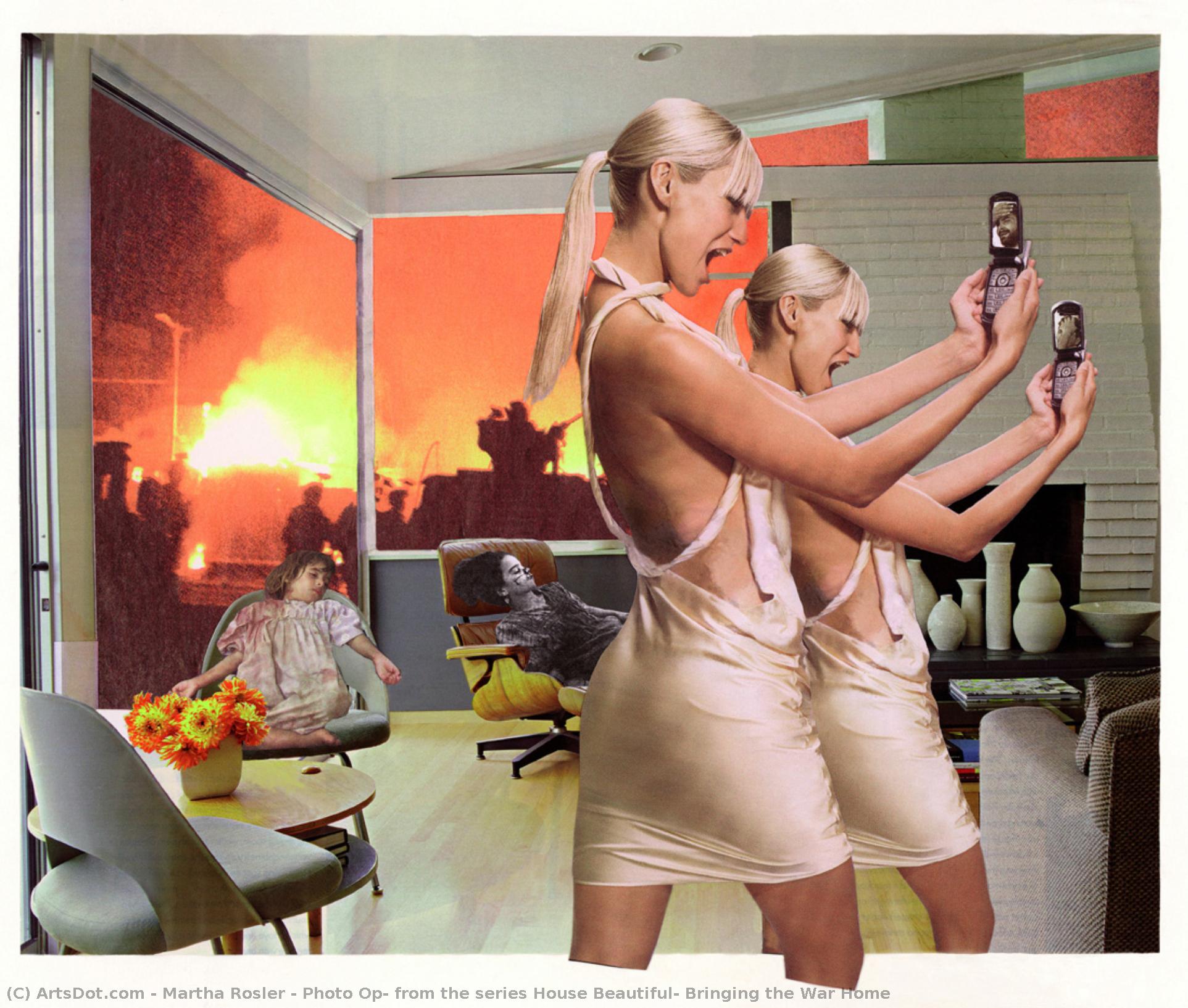 Photo Op, From The Series House Beautiful: Bringing The War Home — Martha Rosler