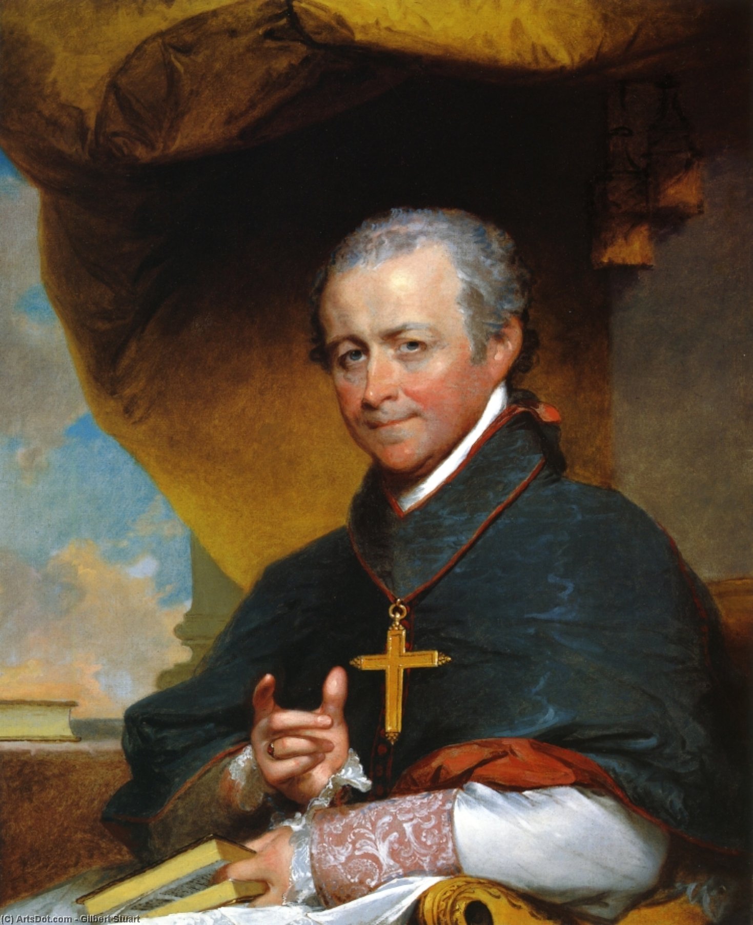 Bishop Jean-louis Anne Magdelaine Lefebvre De Cheverus — Gilbert Stuart