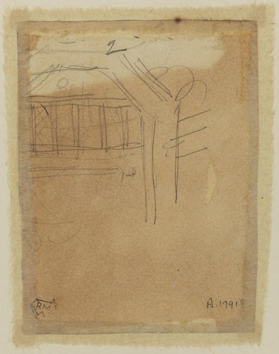 Sketch Of Arbour Or Doorway — Myles Birket Foster