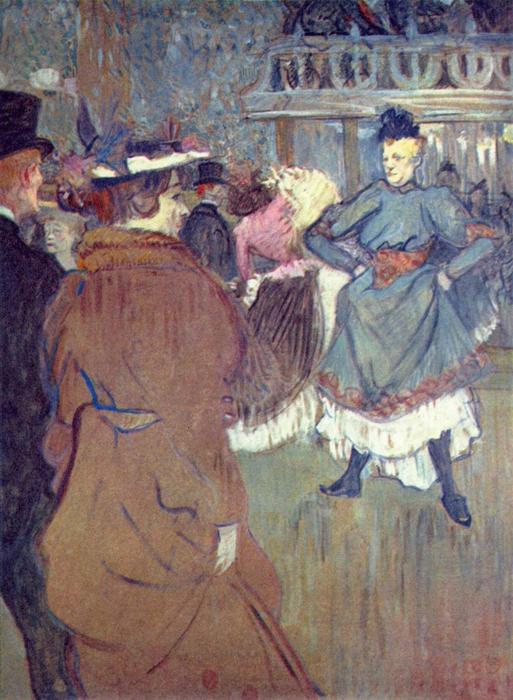At The Moulin Rouge, The Beginning Of The Quadrille — Henri De Toulouse-lautrec