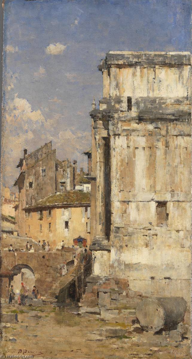 Italiano Arco Di Settimio Severo — Bartolomeo Bezzi