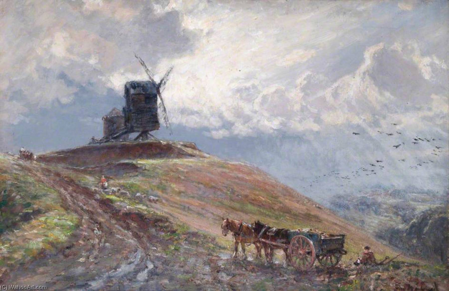 A Warwickshire Beacon, Burton Dassett — Frederick William Newton Whitehead