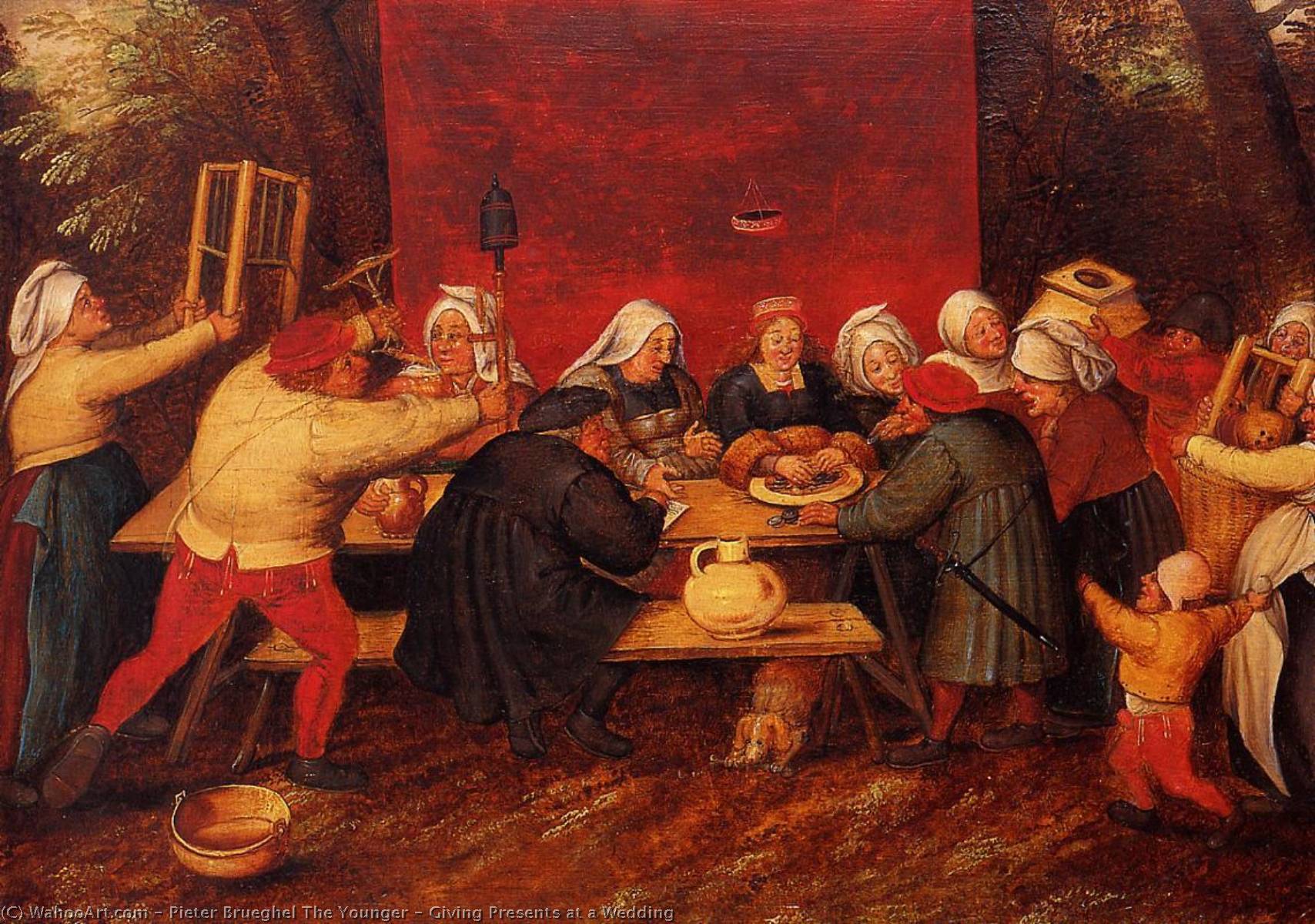 Giving Presents At A Wedding — Pieter Brueghel The Younger