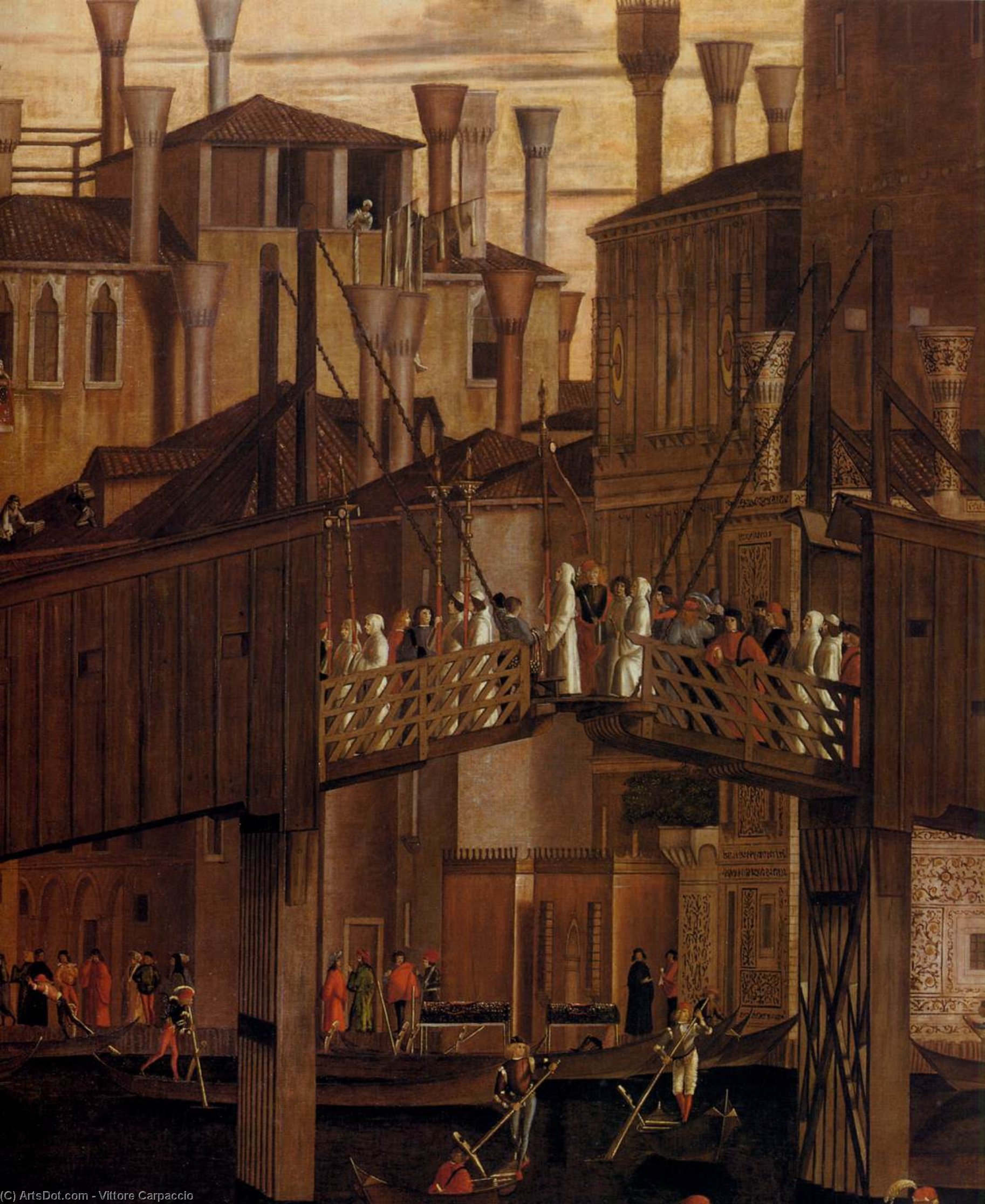Die Heilung Des Wahnsinnigen (detail) — Vittore Carpaccio