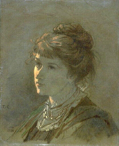 Portrait De Jeune Fille — Thomas Couture