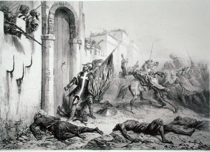 Ponce De Balagner At The Bab-azoun Gate — Eugene Charles Francois Guerard