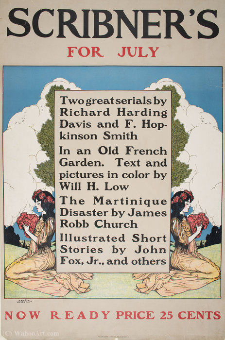 'scribner's For July', (55 X 36 Cm) (1902) — Ernest Haskell