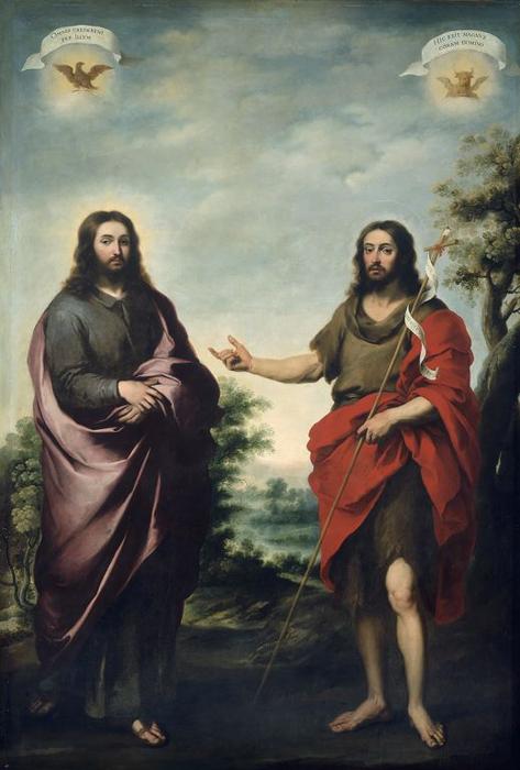 Saint John The Baptist Pointing To Christ — Bartolomé Esteban Murillo