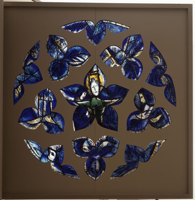 Cristo (estudio Para Vitraje En Metz Catedral) — Marc Chagall