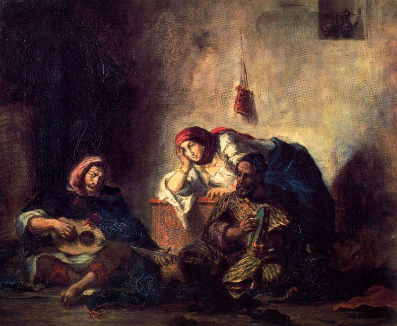 Jewish Musicians Of Mogador — Eugène Delacroix