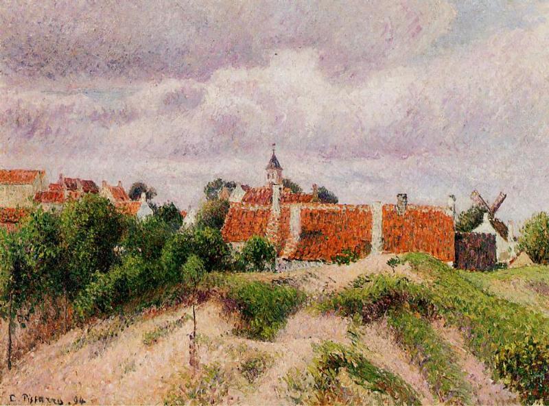 The Village Of Knocke, Belgium — Camille Pissarro