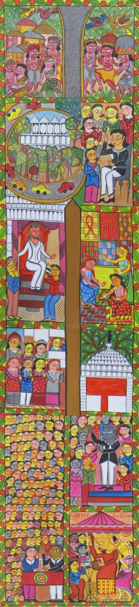 Story Of Folk Life Festival — Mamoni Chitrakar
