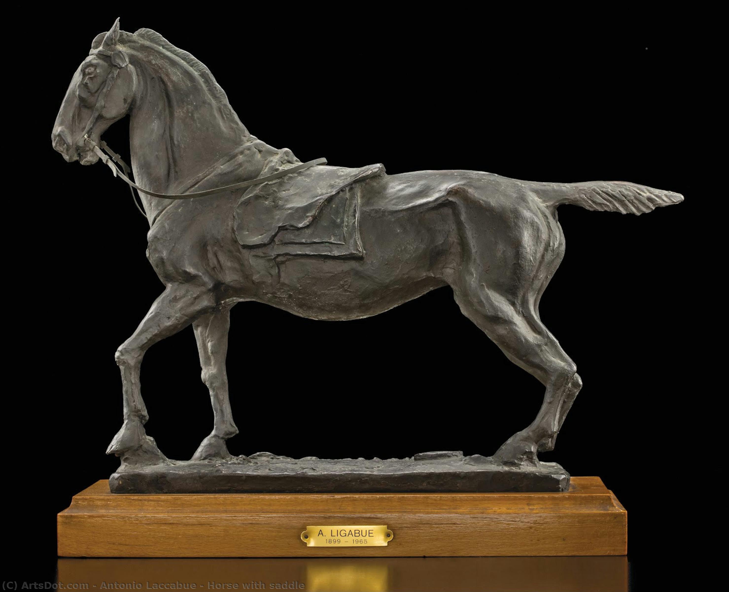 Horse With Saddle — Antonio Laccabue
