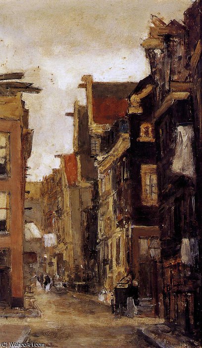 Floris Spiegelstraat In Amsterdam Sun — Pieter Florentius Nicolaas Jacobus Arntzenius