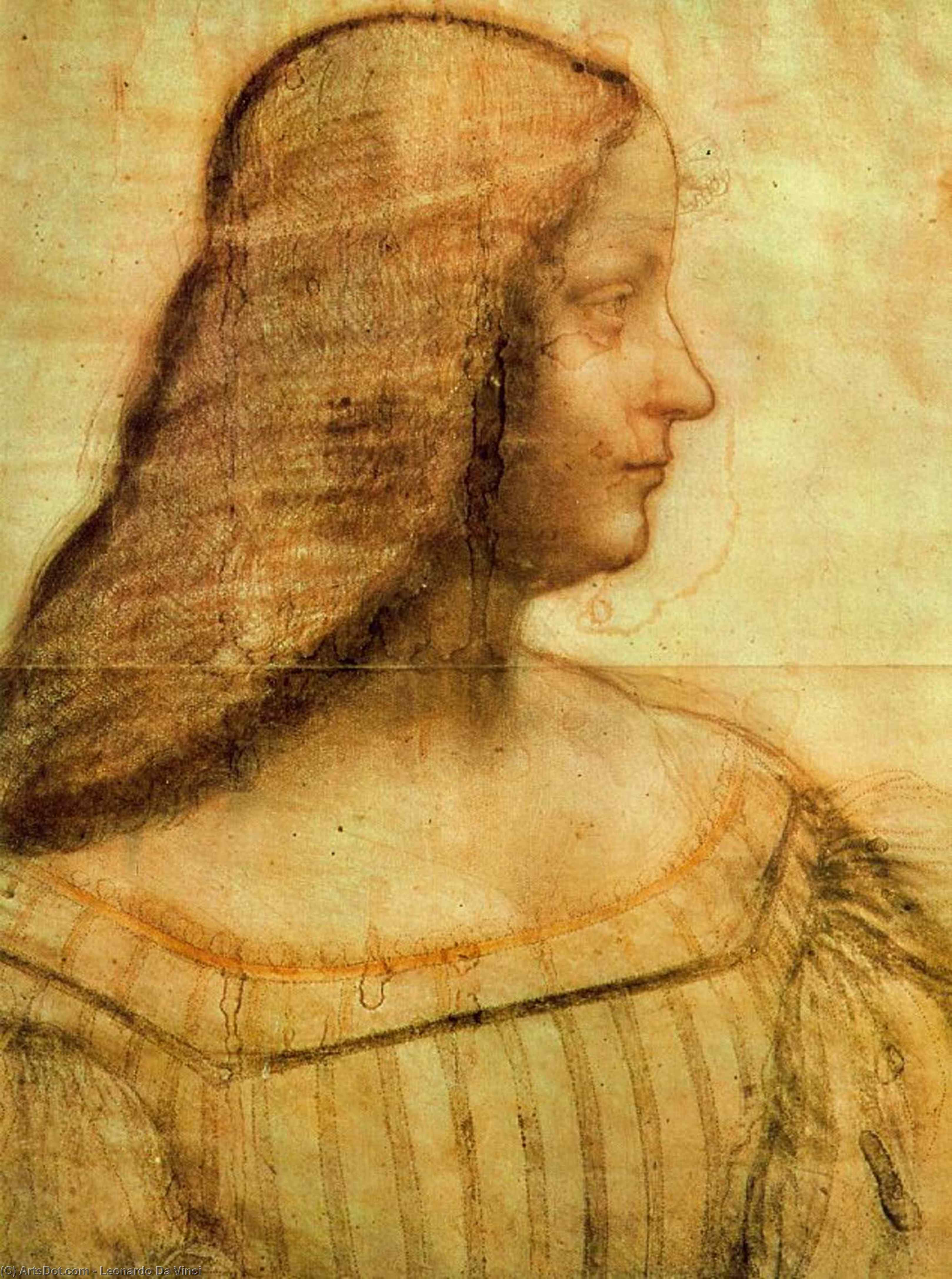 Portrait Of Isabella D'este — Leonardo Da Vinci