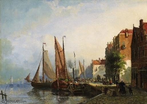 A Dutch Harbour — Johannes Frederik Hulk