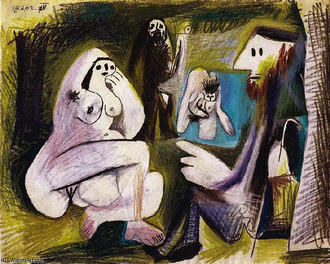 El Almuerzo En El Césped — Pablo Picasso