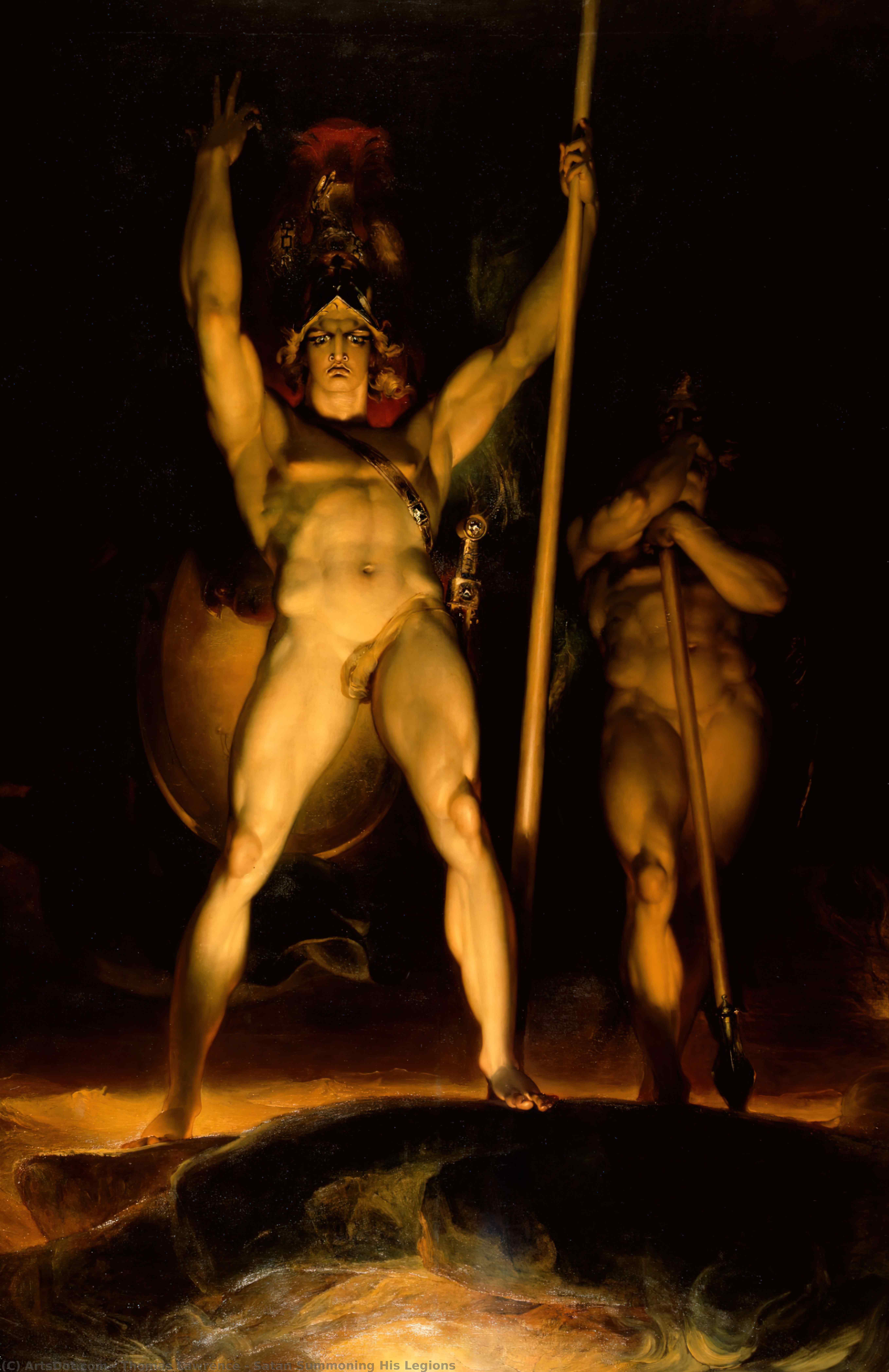 Satan Summoning His Legions — Sir Thomas Lawrence