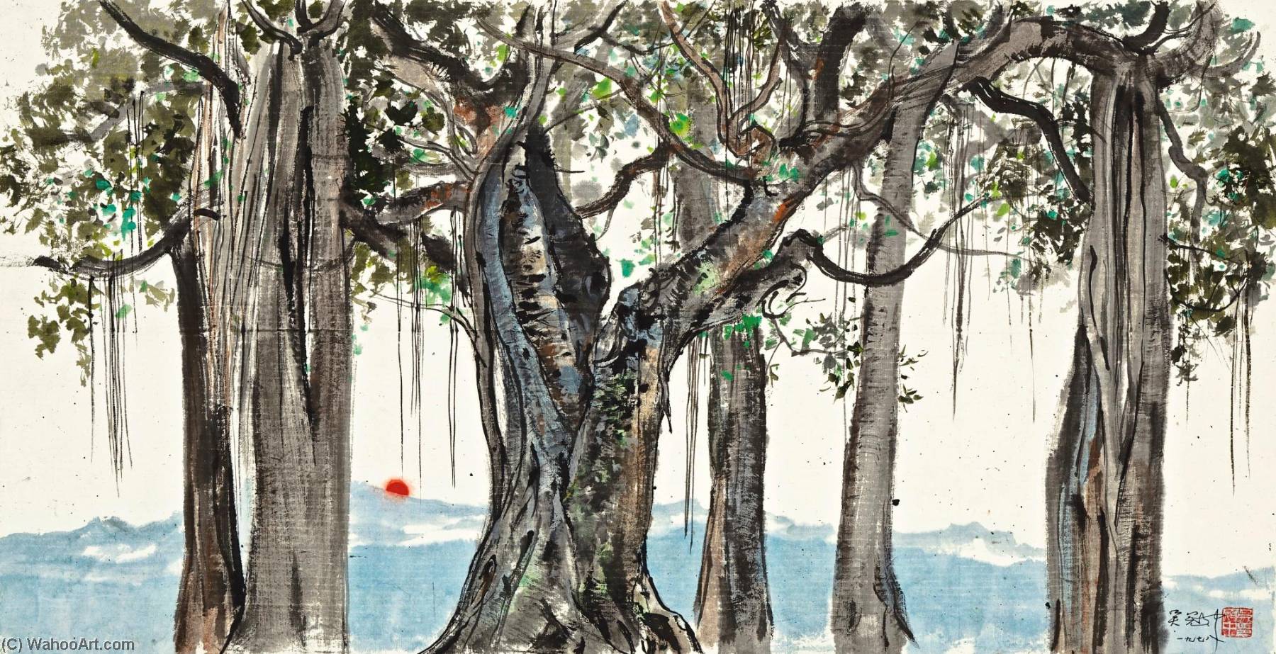 Banyan Trees Of Xishuangbanna — Wu Guanzhong