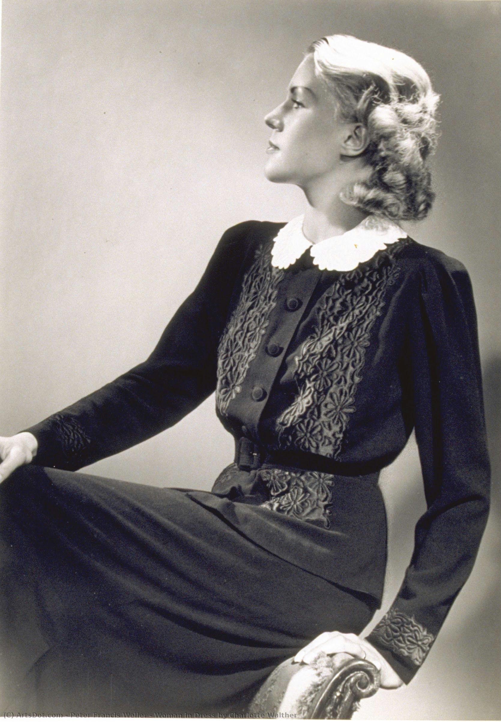 Woman In Dress By Charlotte Walther — Peter Francis Weller
