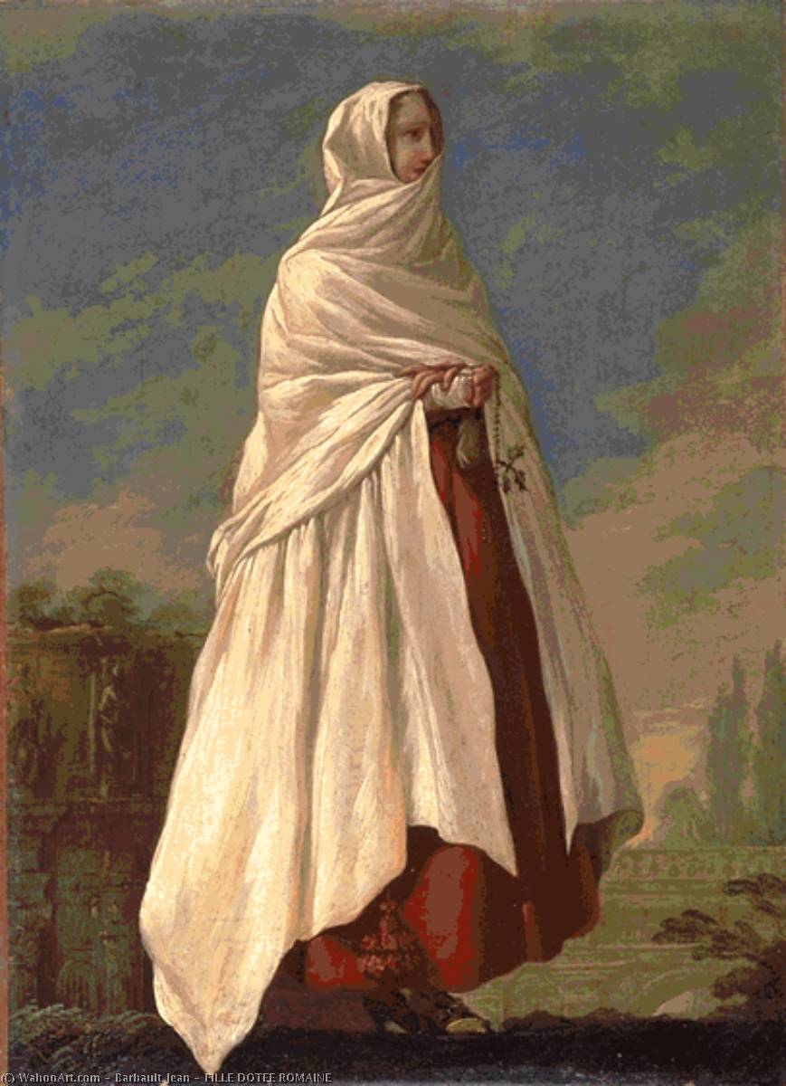 Fille Dotee Romaine — Jean Barbault