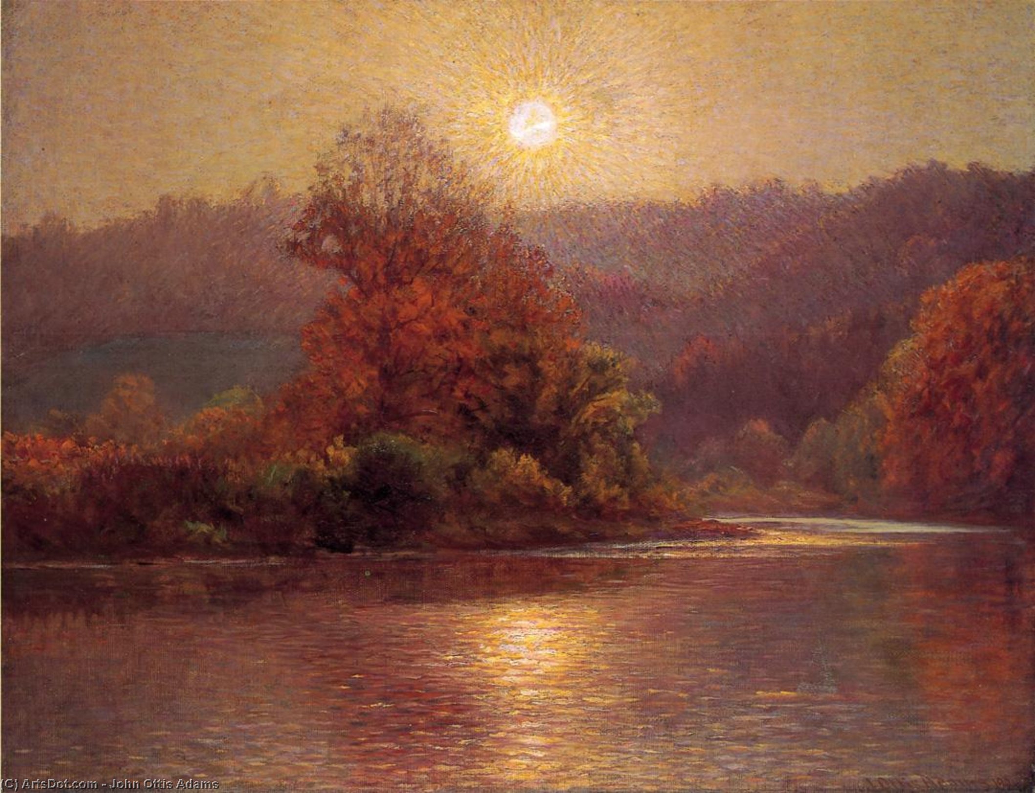 The Closing Of An Autumn Day — John Ottis Adams