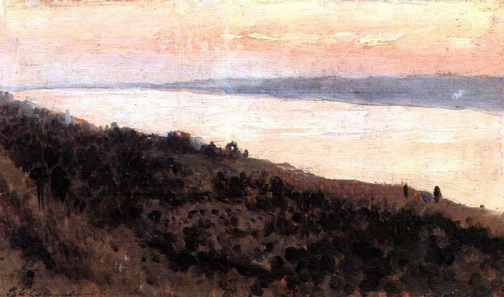 Evening. Golden Plyos. — Isaak Ilyich Levitan