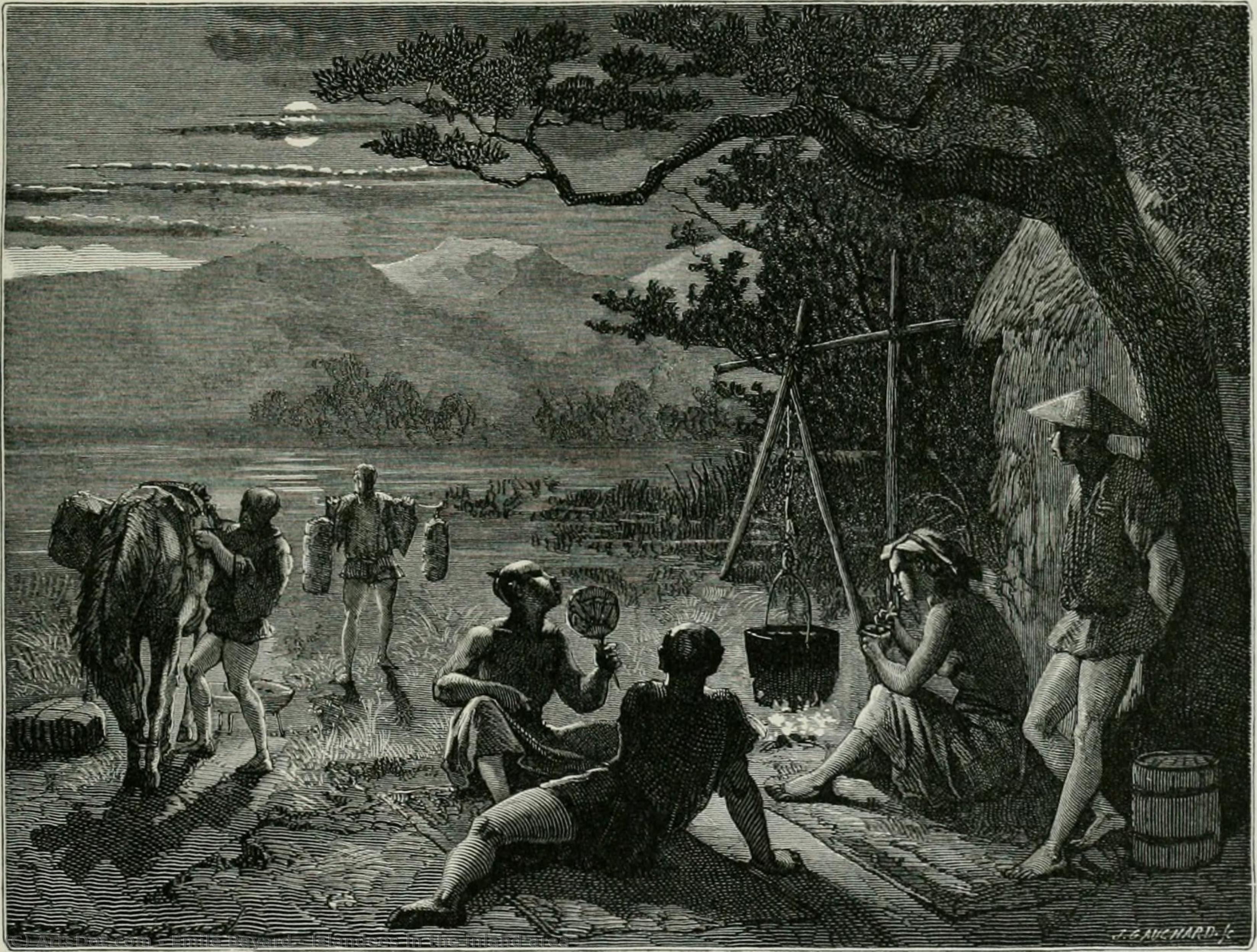 Islandees In The Inland Area — Émile Bayard