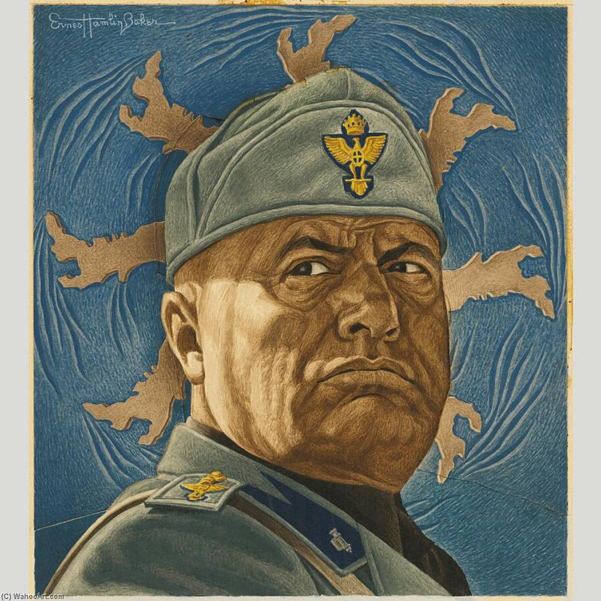 Benito Mussolini — Ernest Hamlin Baker