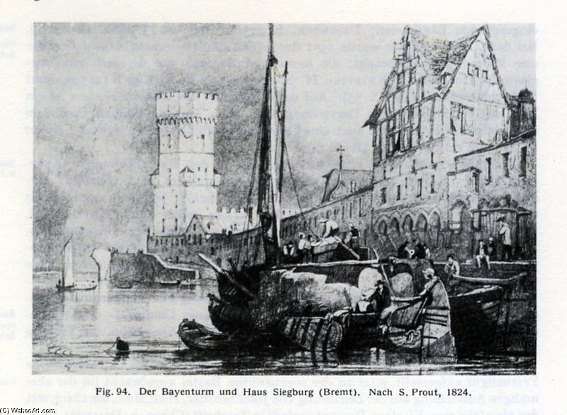 Bayenturm Cologne And Siegburg House — Samuel Prout