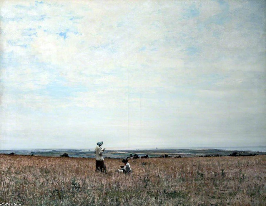 Die Felder Von Ballacallow, Isle Of Man — William Page Atkinson Wells