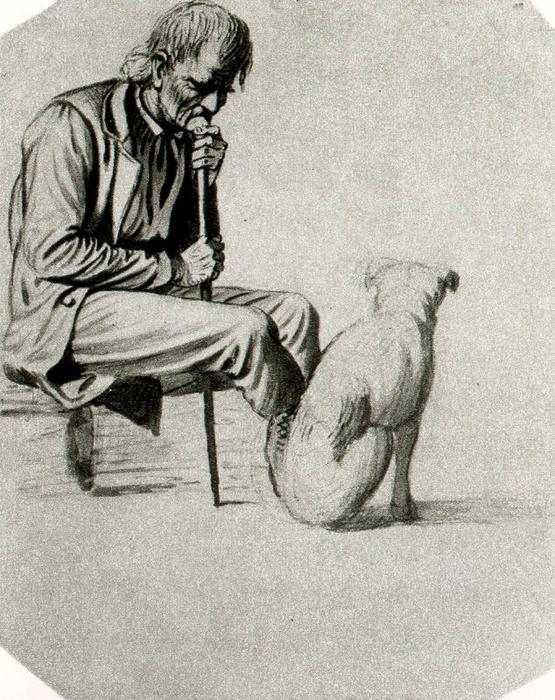 Study Of A Figure 22 — George Caleb Bingham