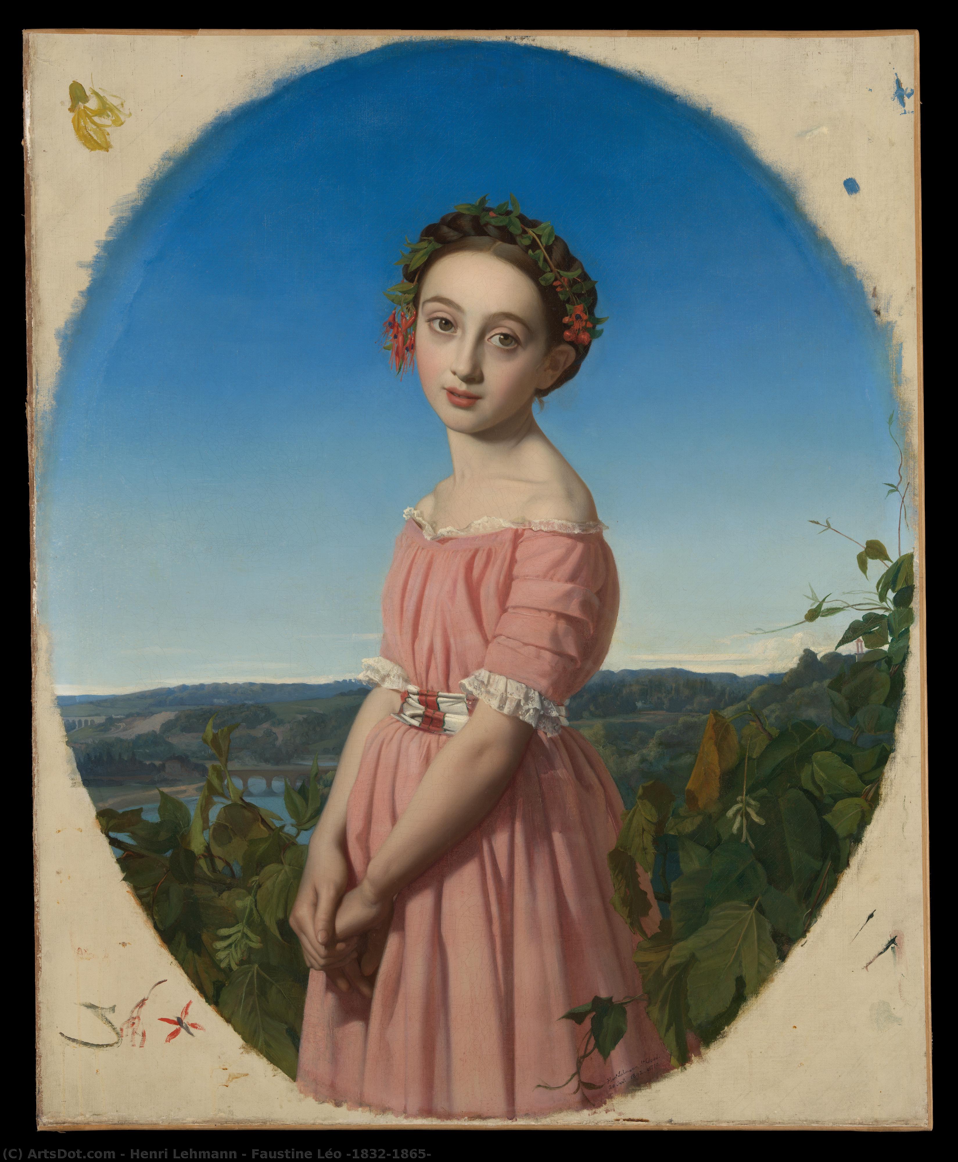 Faustine Léo (1832–1865) — Henri Lehmann