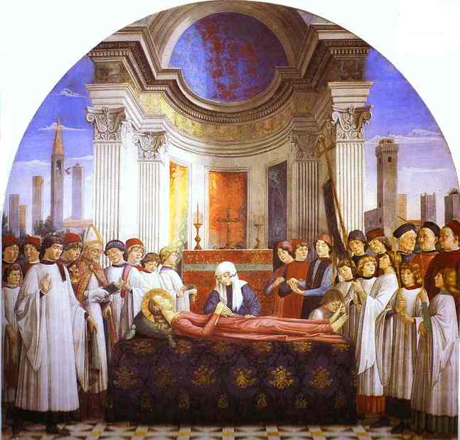The Funeral Of St. Fina — Domenico Ghirlandaio