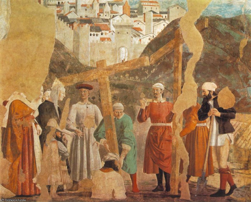 El Ciclo De Arezzo - El Descubrimiento De La Verdadera Cruz (detalle) [03] — Piero Della Francesca