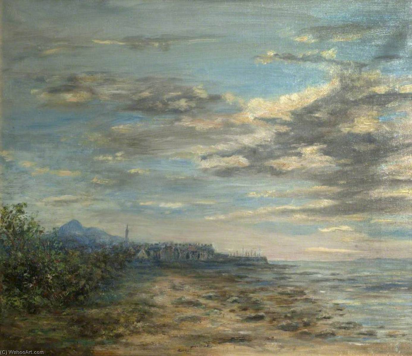 East Lothian Coastline Looking West — Charles Martin Hardie