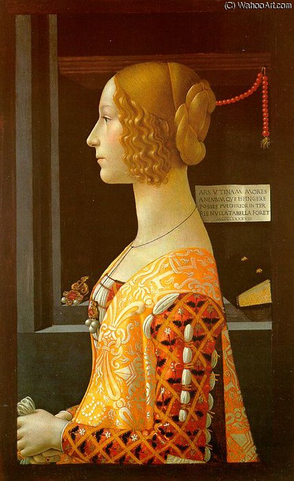 Portrait Of Giovanna Tornabuoni, Thyssen-bornemi — Domenico Ghirlandaio