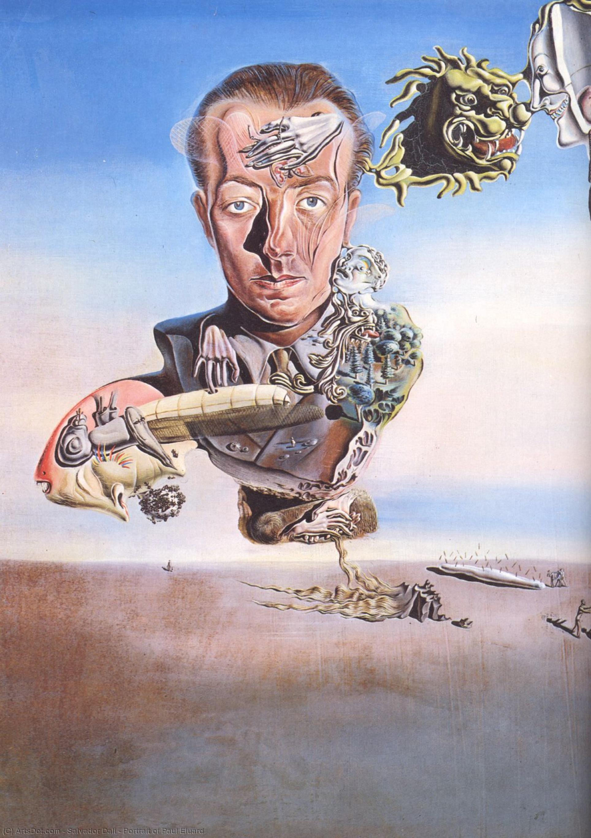 Retrato De Paul Eluard — Salvador Dalí