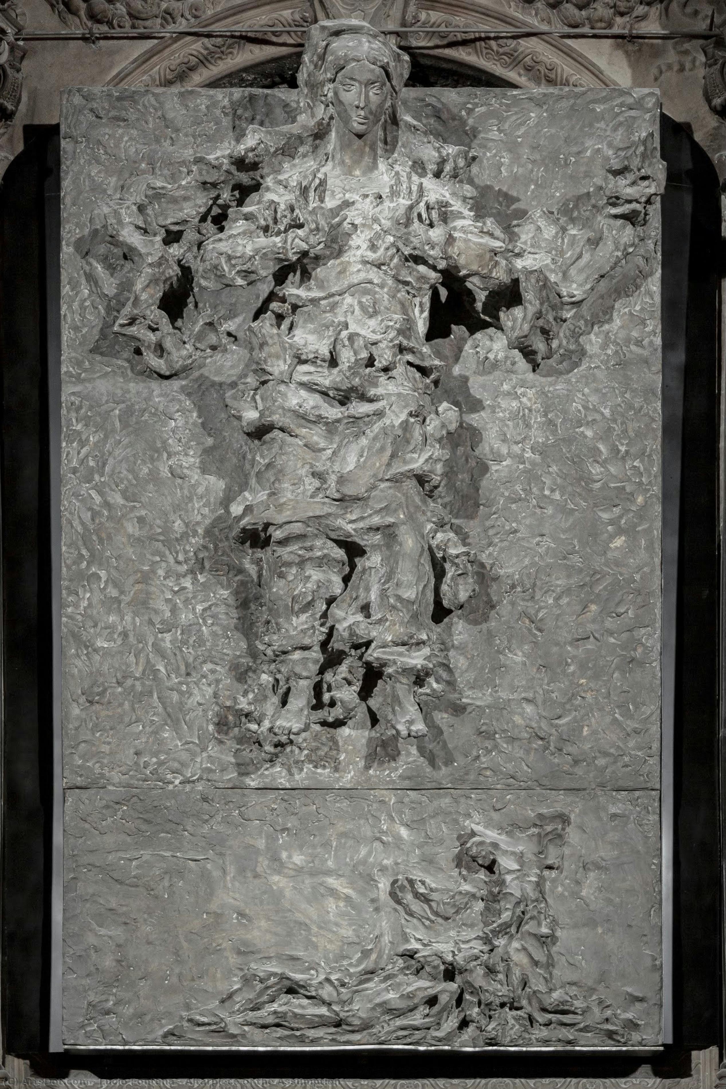 Altarbild Der Marienaufnahme — Lucio Fontana
