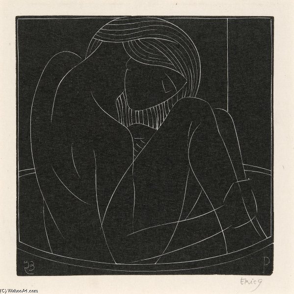 Girl In The Bath — Eric Gill