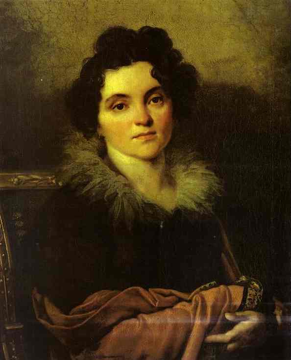 Portrait Of D. N. Khvostova — Orest Adamovich Kiprensky