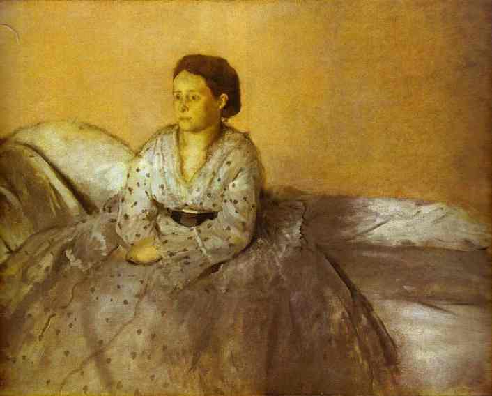 Retrato De Estelle Musson, Madame René De Gas — Hilaire-germain-edgar Degas